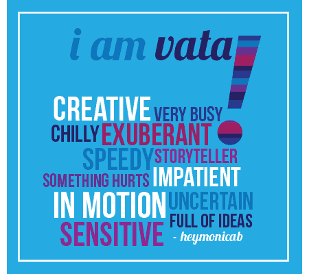 In Ayurveda, fall & winter is vata season. Droppin’ a little *pretty inspiration* for all