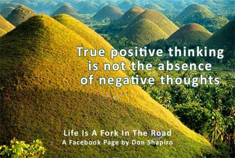 When you can honestly face a harsh, difficult or overwhelming reality and still retain hope you will