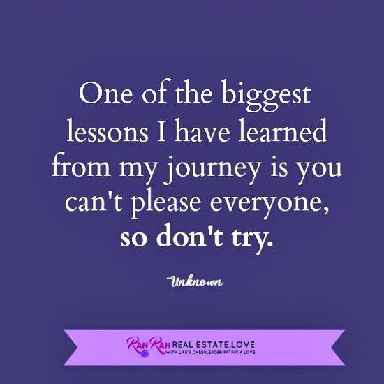 Are you trying to make everyone happy?? Not possible, so don’t beat yourself up…I like y