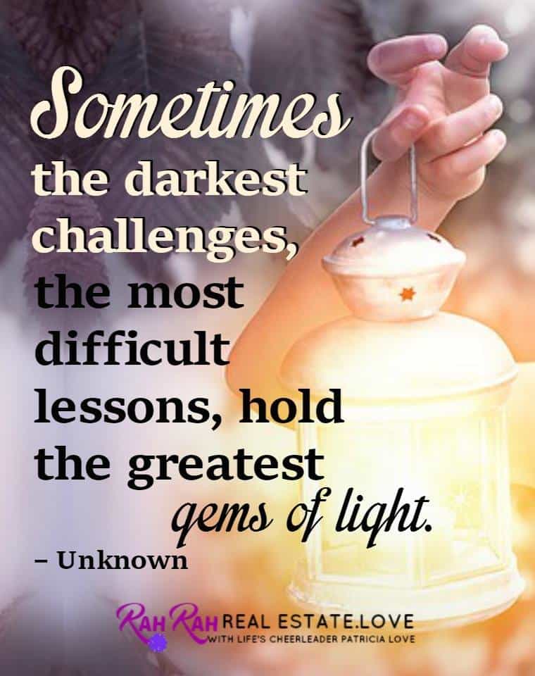If you are going through tough times…just know there are cracks that allow the light to come t