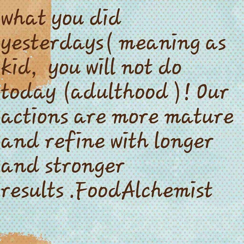Yesterday is gone! Today is here and Now! didyesterday
