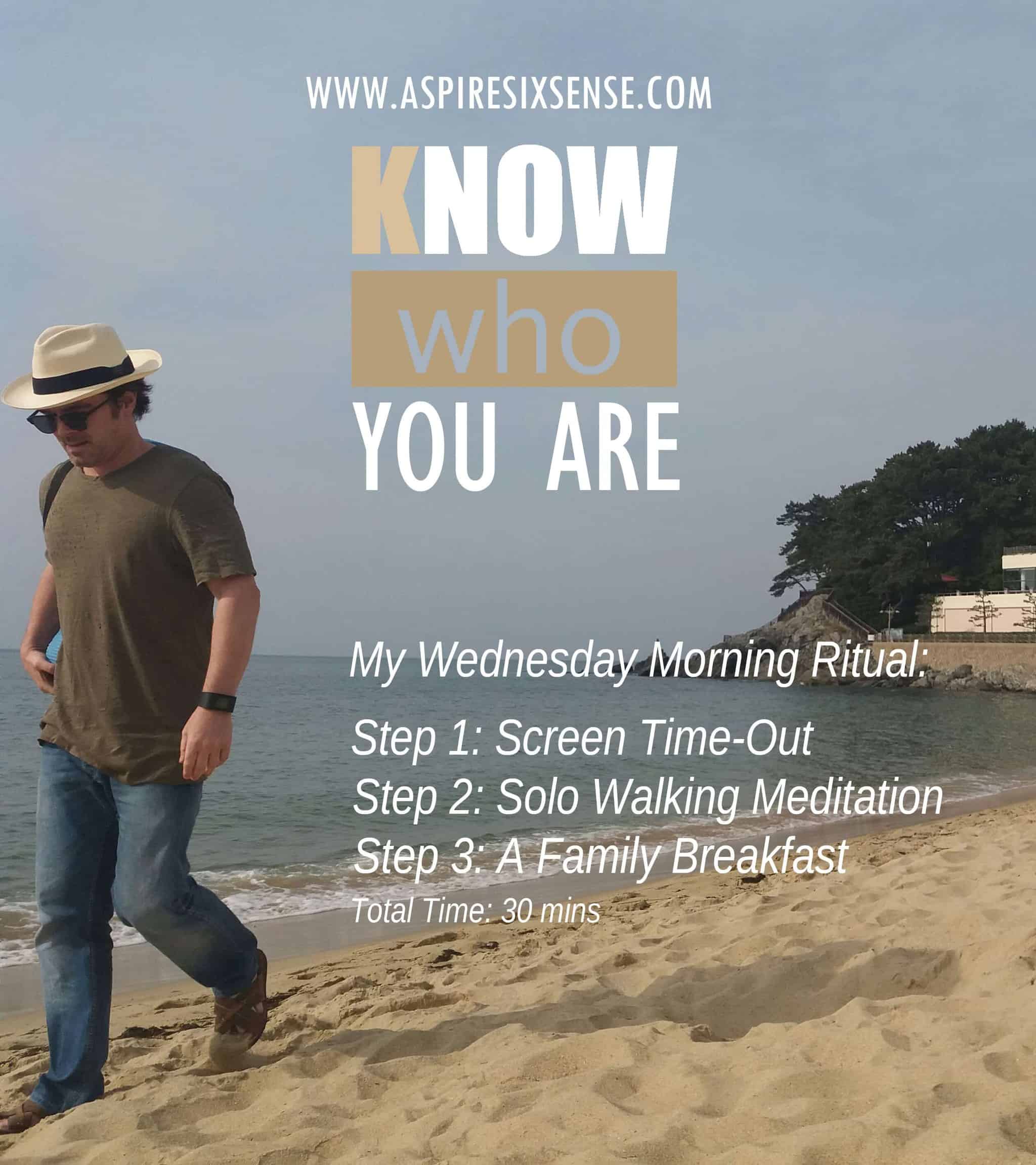 Here is my preferred start of the day as I was snapped at Haeundae Beach Korea during my daily morni