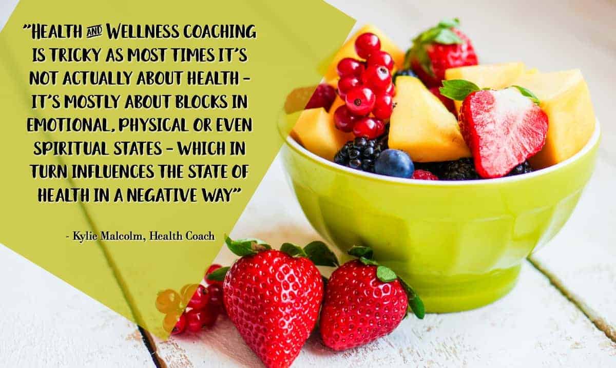 I’ve been working as a health coach specializing in women who are struggling with digestive issues