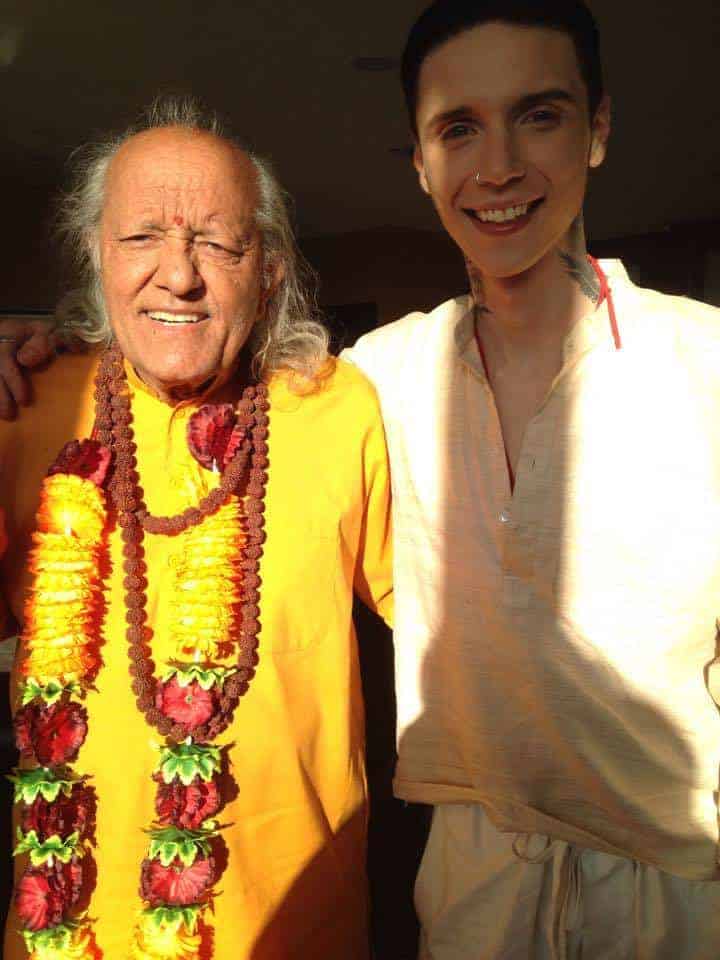 Guru yogi Ramesh as a Laughing yoga Guru in his new film American Satan in Hollywood. Watch and be h