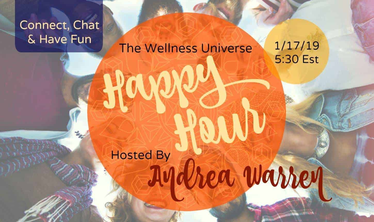 It’s time for WU Happy Hour!!! Join World-Changer @andreawarren as she hosts an online social gath