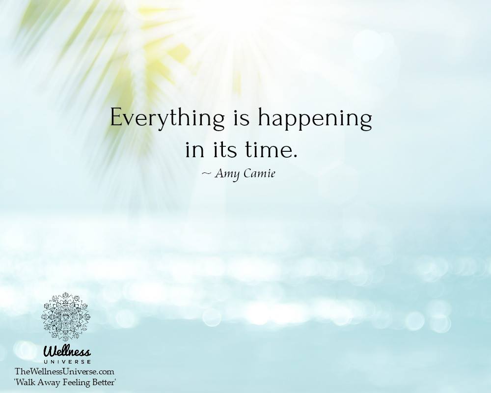 “Everything is happening in its time.” – @amycamie #WUWorldChanger Learn more abou