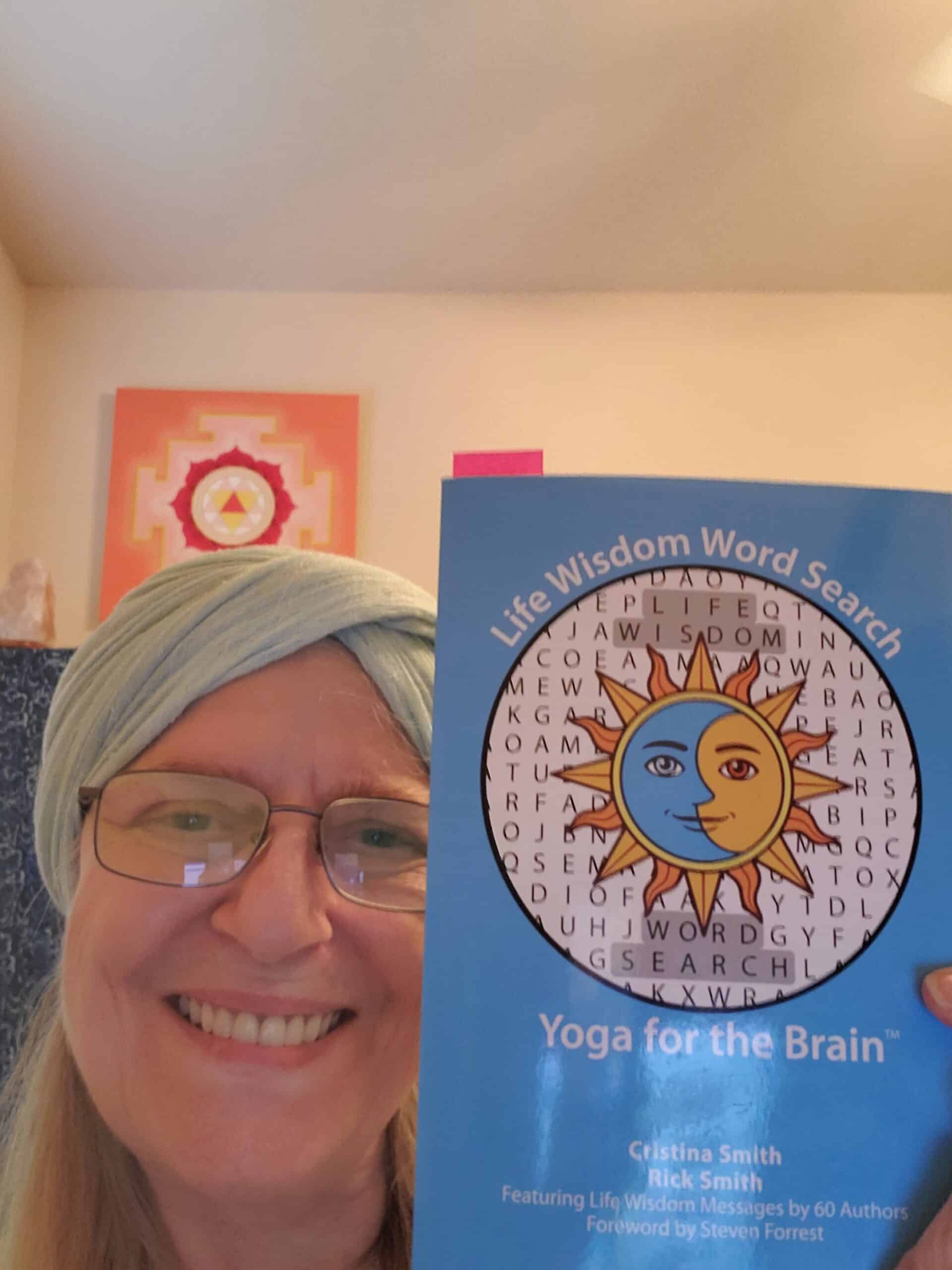 Life Wisdom Word Search: Yoga for the Brain book cover.