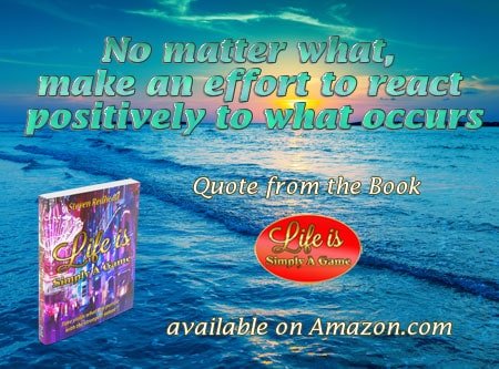 No matter what, make an effort to react positively to what occurs. #SimplyAGame #positively #effort