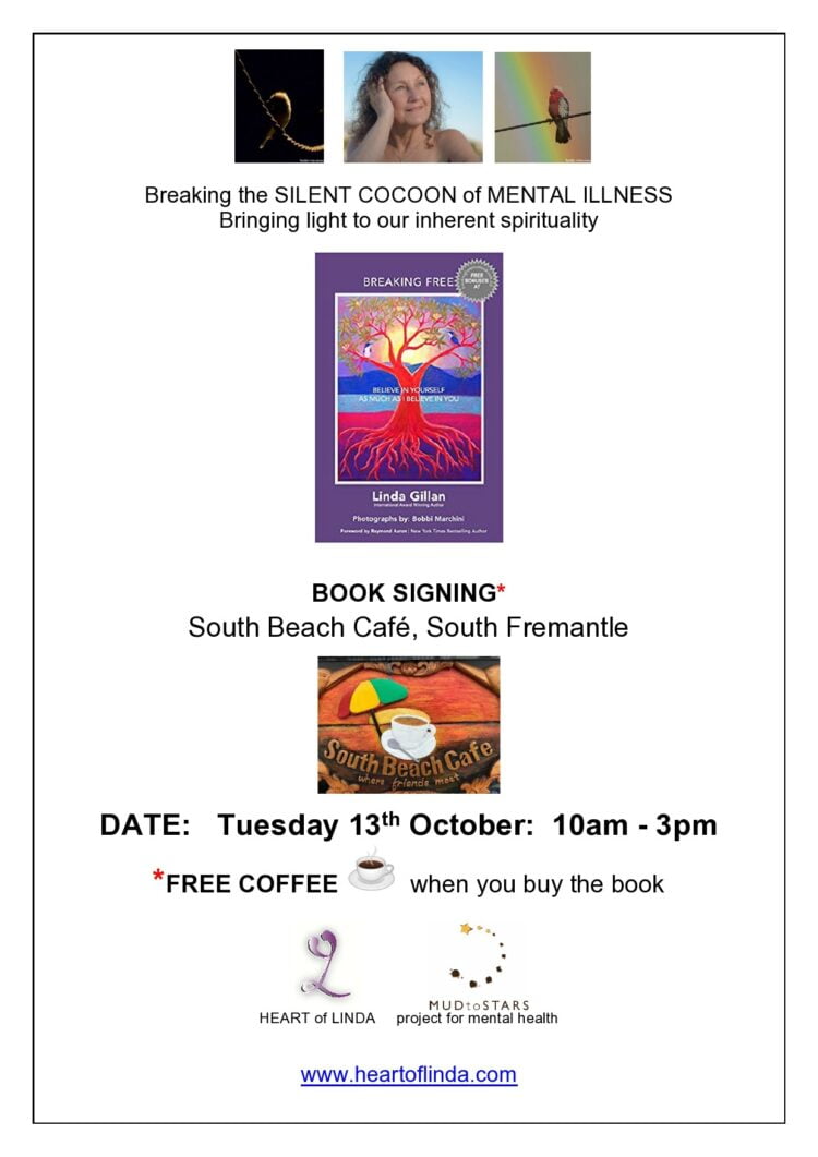 Looking forward to a book signing in my home town, Fremantle, W.A. Australia. 📖 ‘BREAK