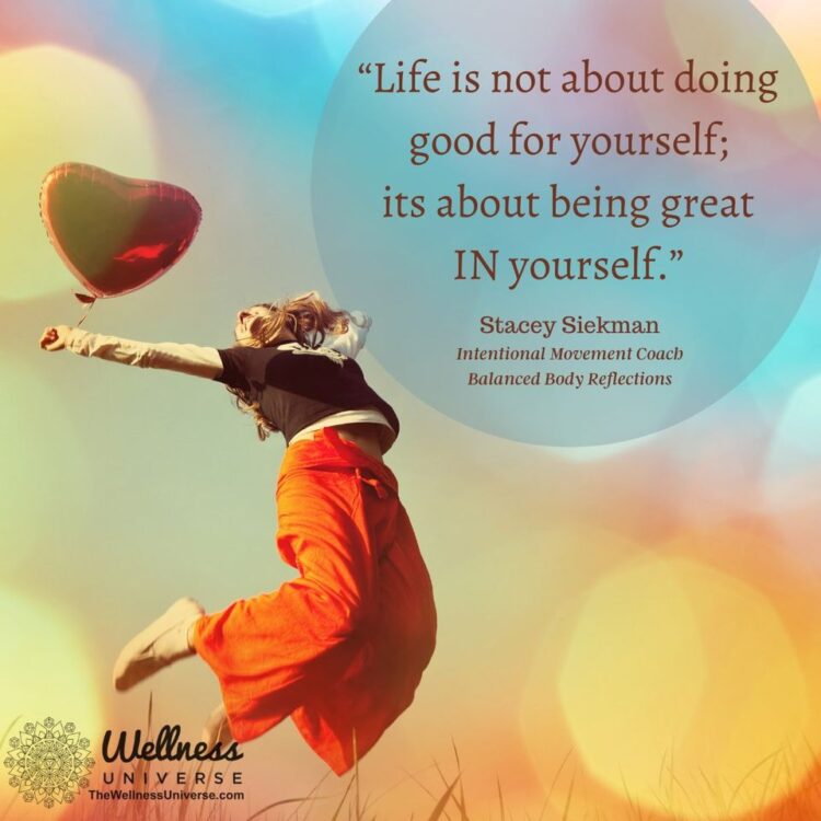 About the Author – Stacey Siekman is a Certified Life and Intentional Movement Coach, Author,