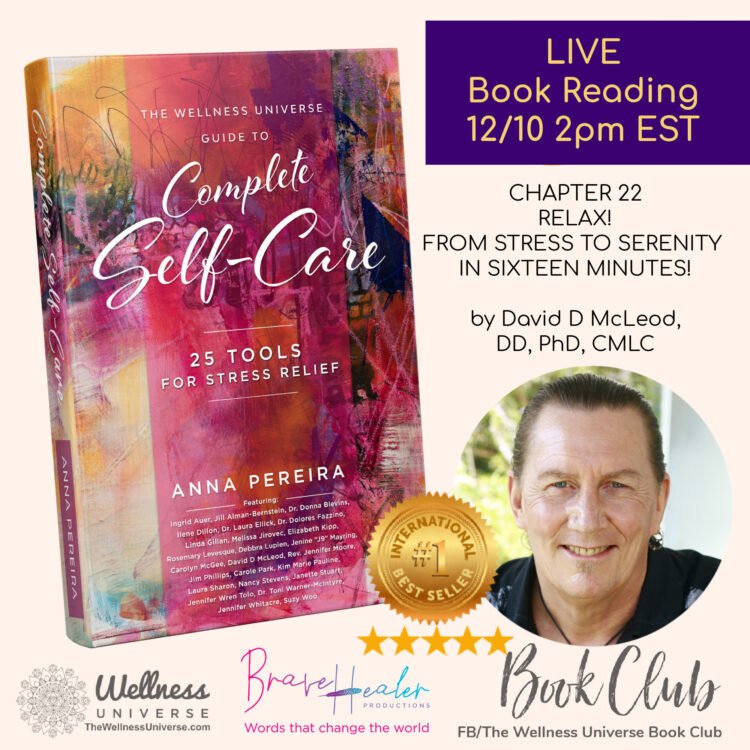 LIVE READING TODAY! A stress relief tip read by Best-Selling Author David McLeod. A powerful story.