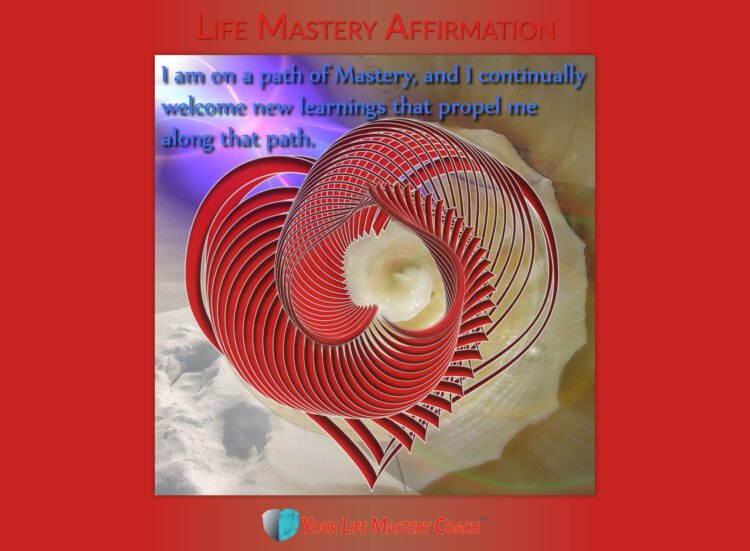 Life Mastery Affirmation: I am on a path of … https://lifemasterypearls.com/path-of-mastery/ #