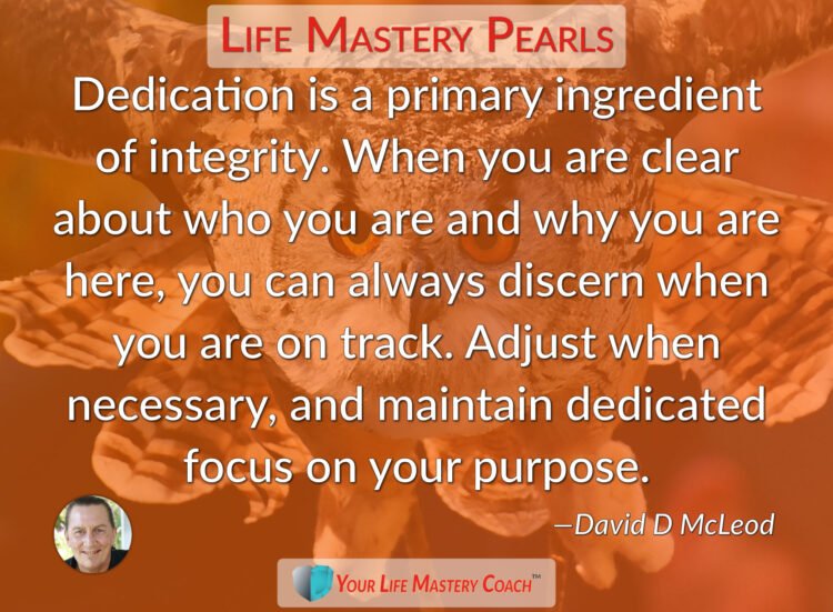 Dedication is a primary ingredient of… https://lifemasterypearls.com/dedicated-focus/ #LifeQuo