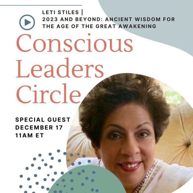 It’s not too late to RSVP for this Saturday’s FREE Conscious Leaders Circle on Zoom with