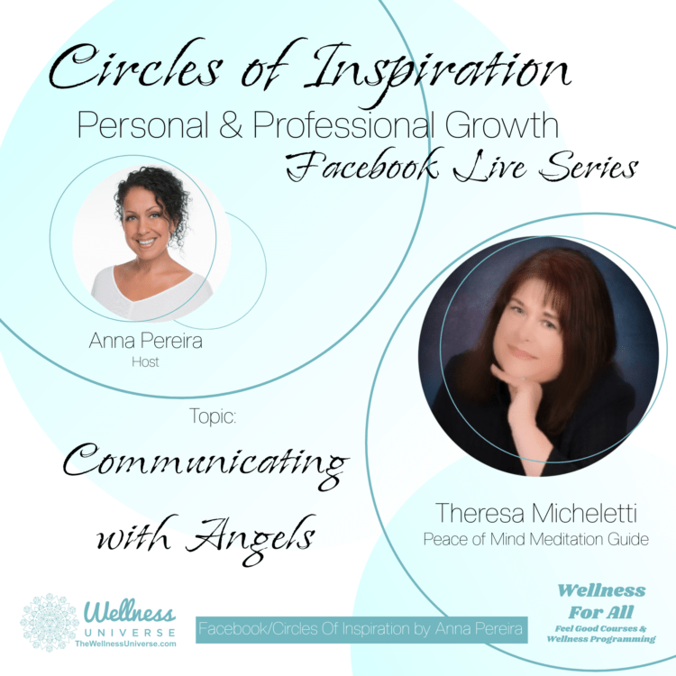LIVE TODAY! Join us on 4/10 at 12noon ET/9am PT on Facebook page FB/CirclesOfInspiration as Anna Per