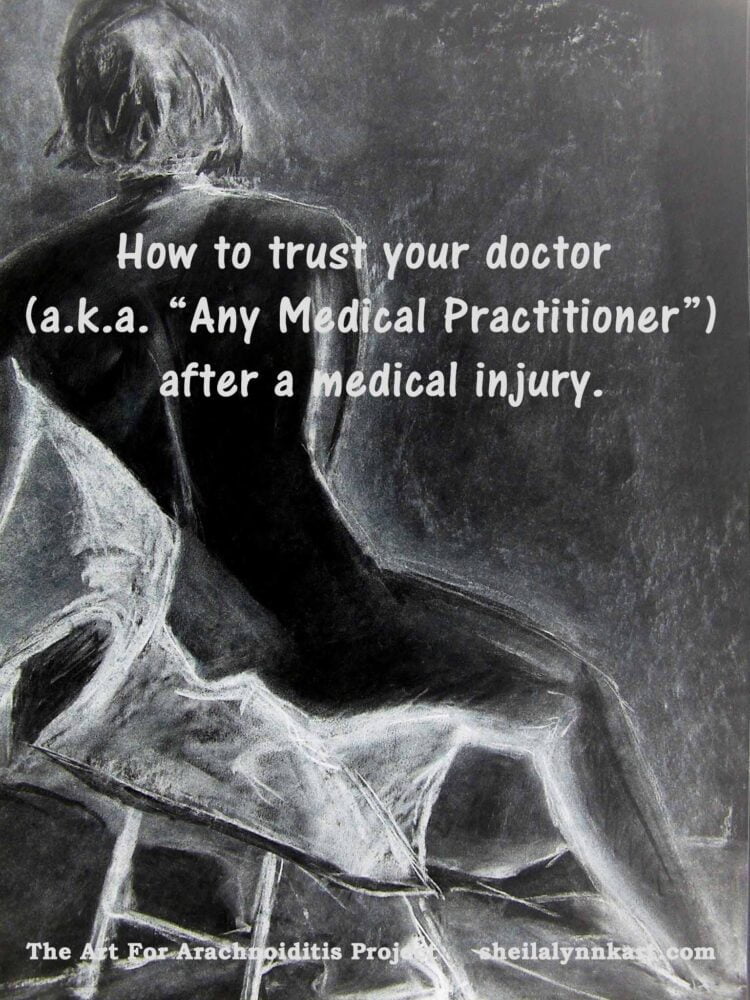 By request, I am reposting this archived Art for Arachnoidits Project publication from 2016 in the C