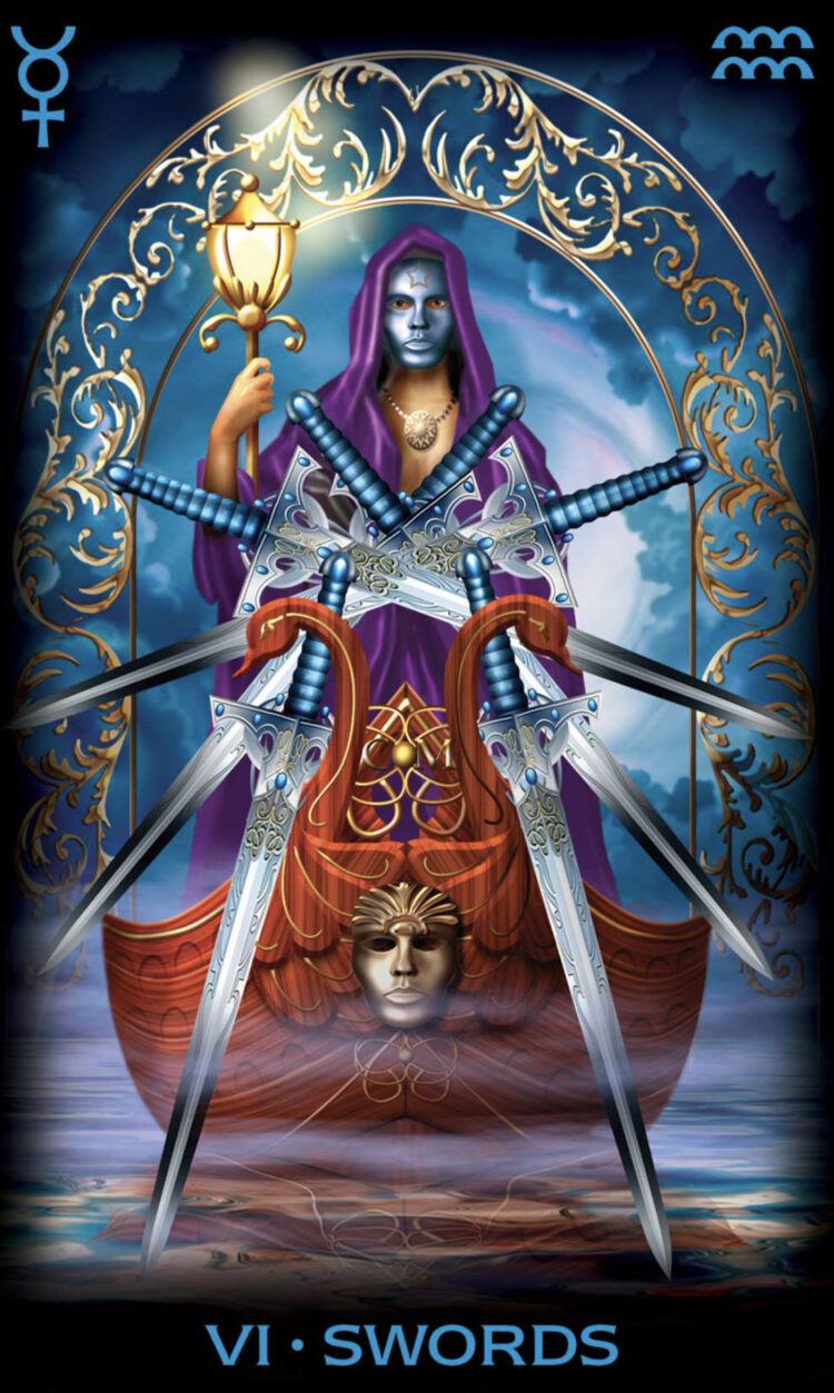 “Today’s a great day to end the confusion.” Six Of Swords – Tarot Of Dreams Join me over