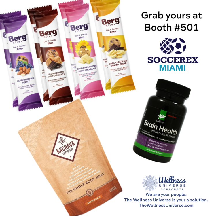 Healthy treats from Berg Bite, Superfood from Ka’Chava, and Supplements from Daiwa Health Deve