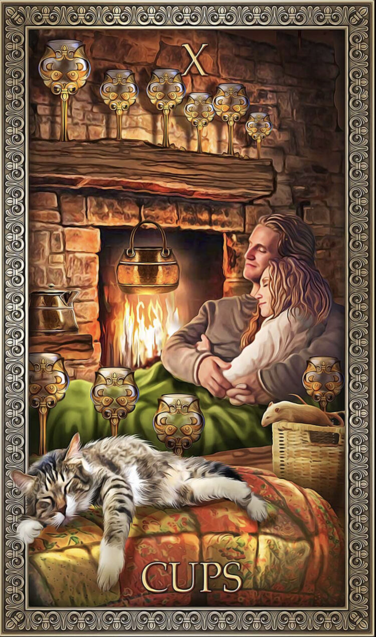 “Today’s a great day to snuggle while you can.” Ten OfCups – Tarot Grand Luxe Join me ov