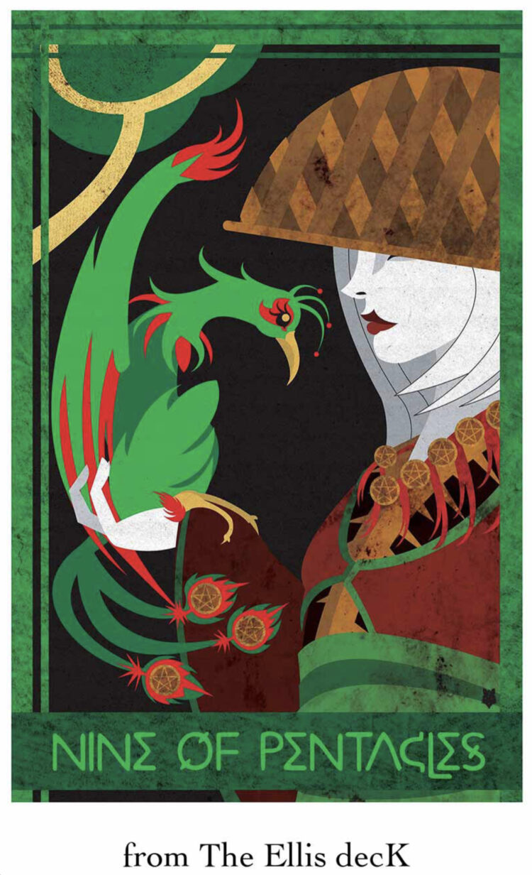 “Today’s a great day to work hard.” Nine Of Pentacles – The Ellis DecK Join me over on P