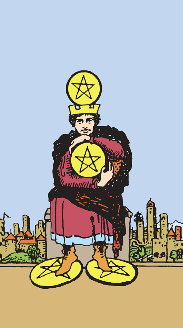 “Today’s a great day to hold tight to your plans.” Four Of Pentacles Join me over on Patreon f