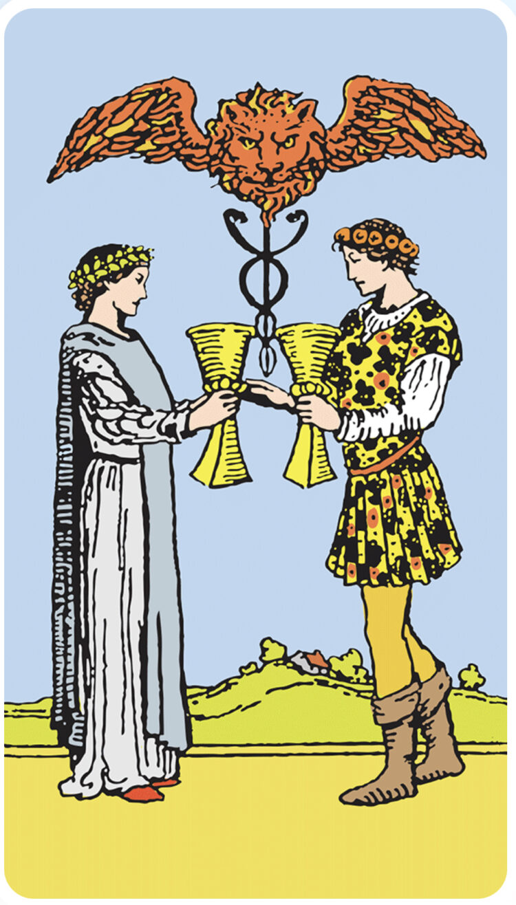 “Today’s a great day to commit to your emotional healing.” Two Of Cups Join me over on Patreon