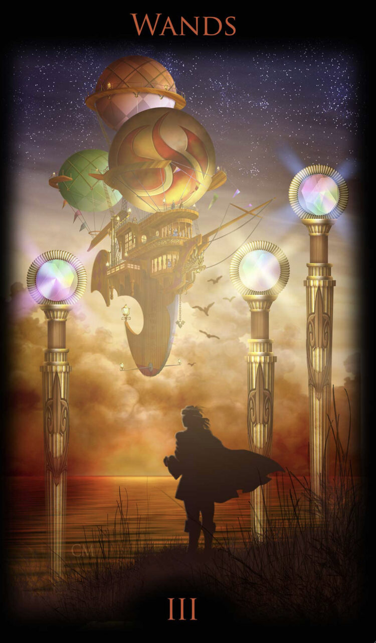 “Today’s a great day to confidently watch your plans unfold.” Three Of Wands – Legacy Of