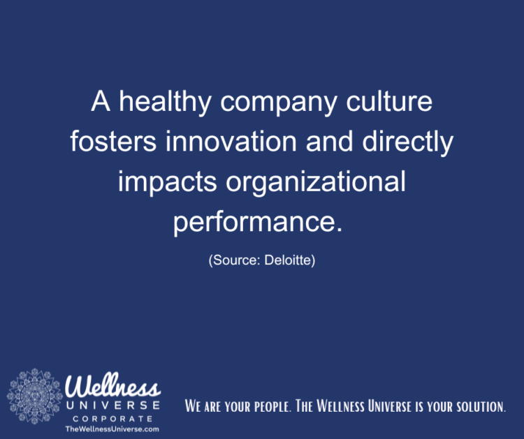 “A healthy company culture fosters innovation and directly impacts organizational performance.”