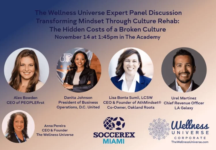 Unlock the Full Potential of Your Team with The Wellness Universe at Soccerex Miami 2023 By The Well