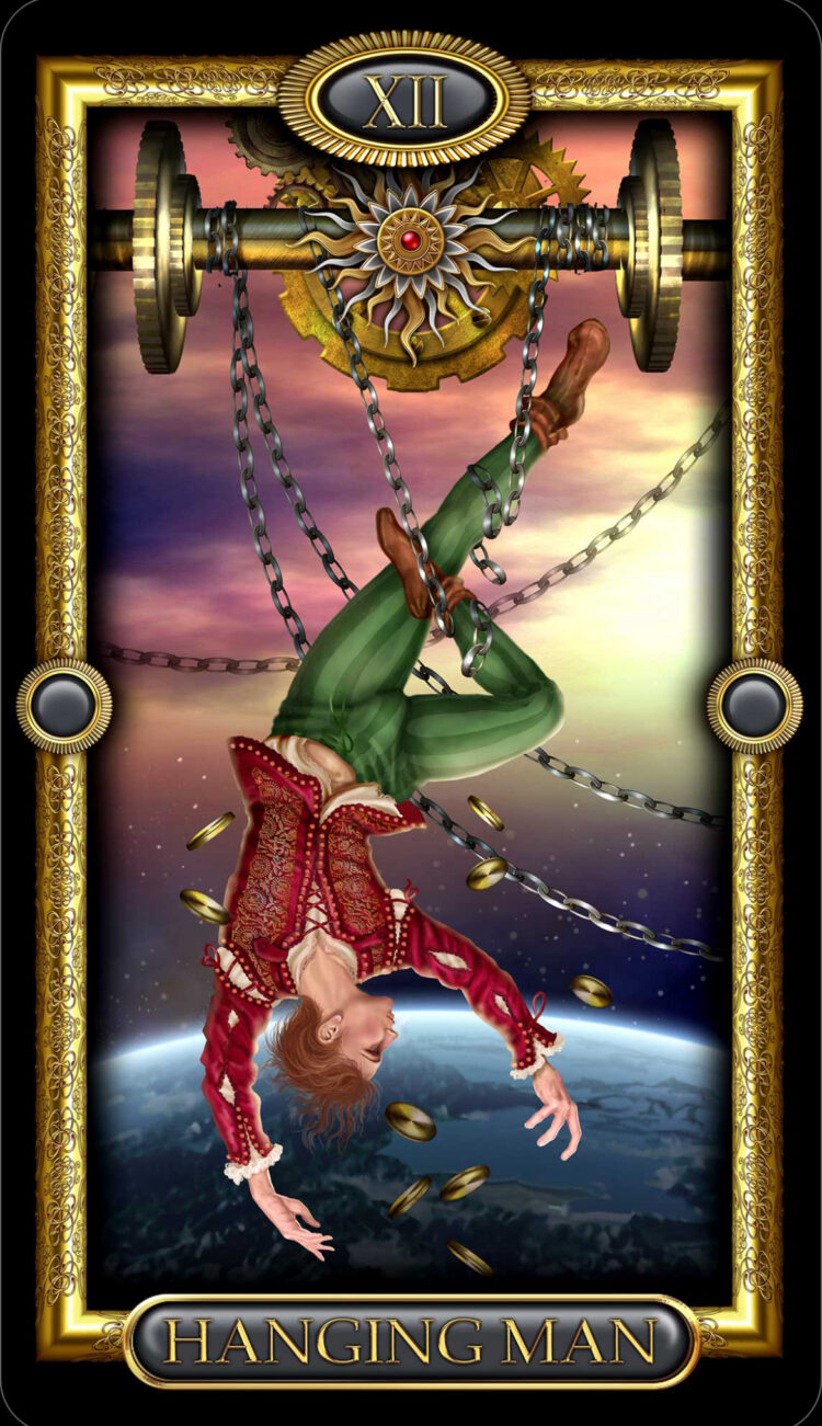 “Today’s a great day to avoid getting tangled in other’s messes.” Hanging Man – Tarot