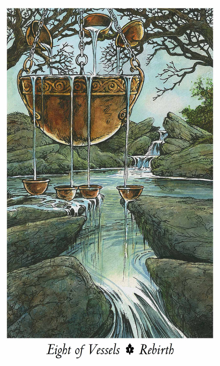 “Today’s a great day to allow your emotions to flow freely.” Eight Of Vessels – Wild Woo