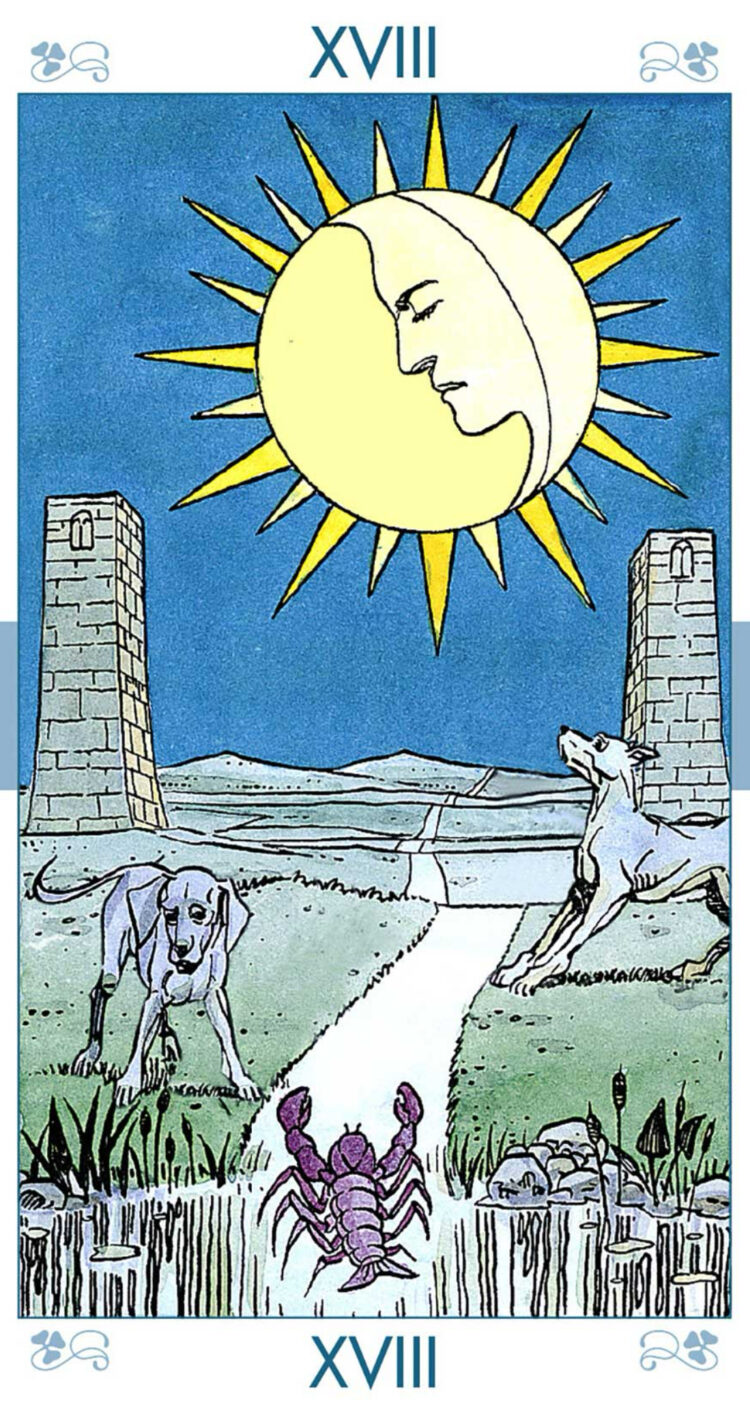 “Today’s a great day to engage with the full moon’s energy of releasing.” The Moon – U