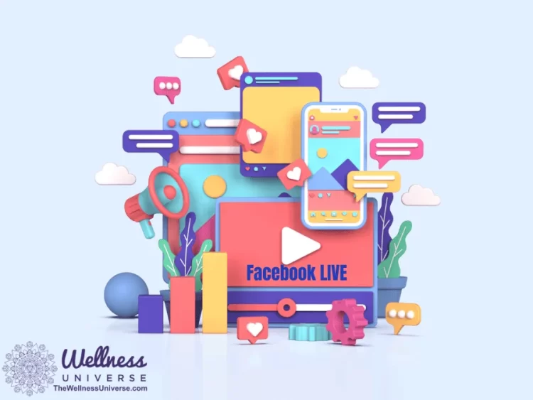 The Secret to Facebook Lives By The Wellness Universe @thewellnessuniverse The Wellness Universe pre