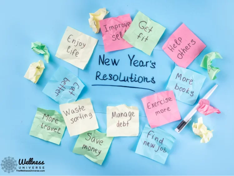 How to Make Your New Year Resolutions Stick By The Wellness Universe @thewellnessuniverse Let’
