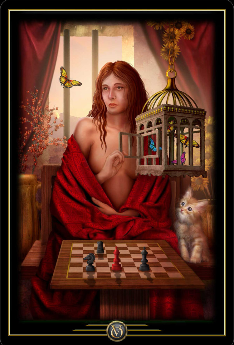 “Today’s a great day to embrace a solitary release.” Letting Go – Oracle Of Visions Deck