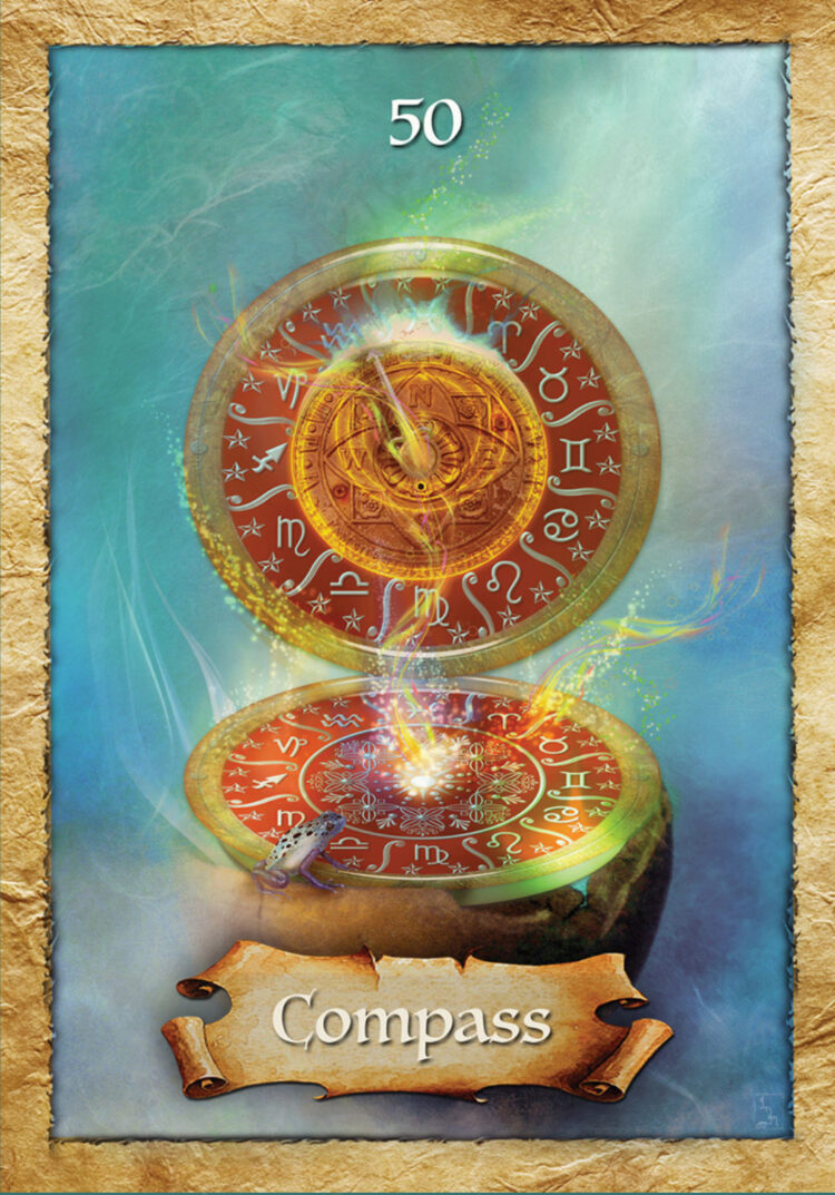 “Today’s a great day to embrace the new & unknown territory.” Compass – Enchanted Ma