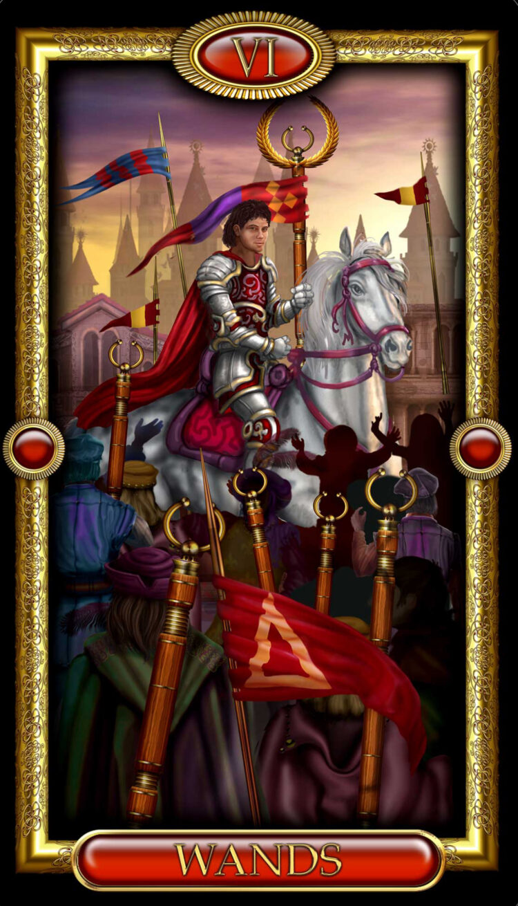 “Today’s a great day to recognize & acknowledge your audience.” Six Of Wands – Tarot