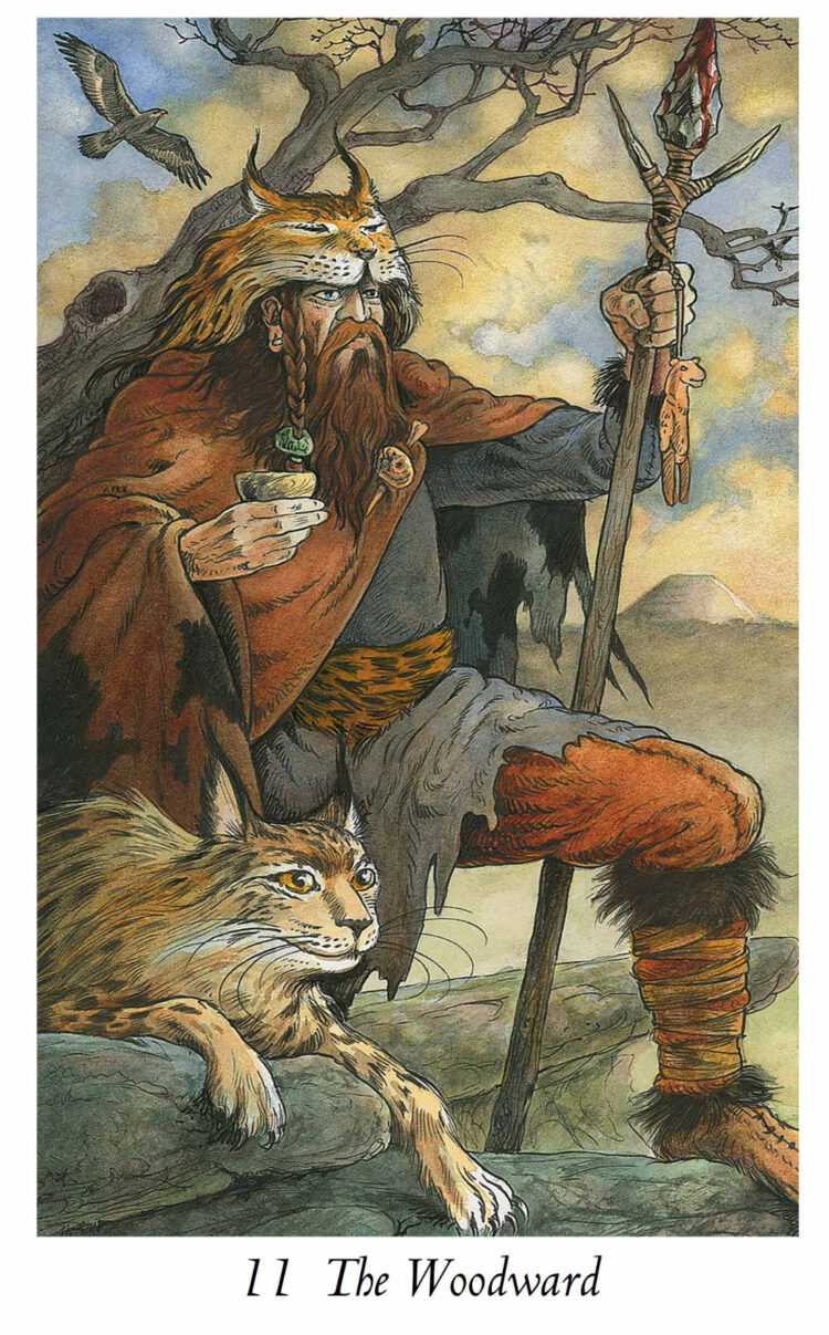 “Today’s a great day to face things head on!” The Woodward – Wild Wood Tarot Deck &