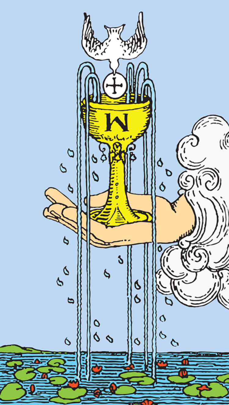 “Today’s a great day to let the healing begin.” Ace Of Cups – Trusted Tarot Join my Patr