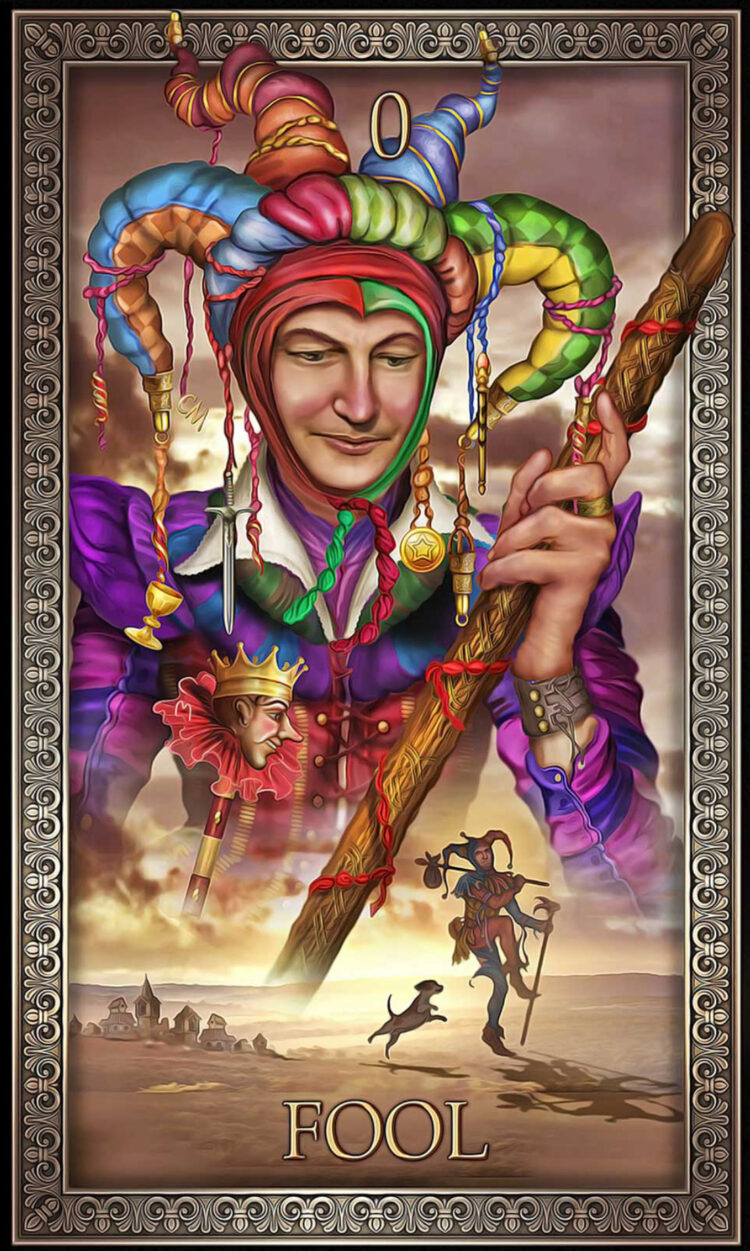 “Today’s a great day to be on your merry way.” The Fool – Tarot Grand Luxe Deck & Ap