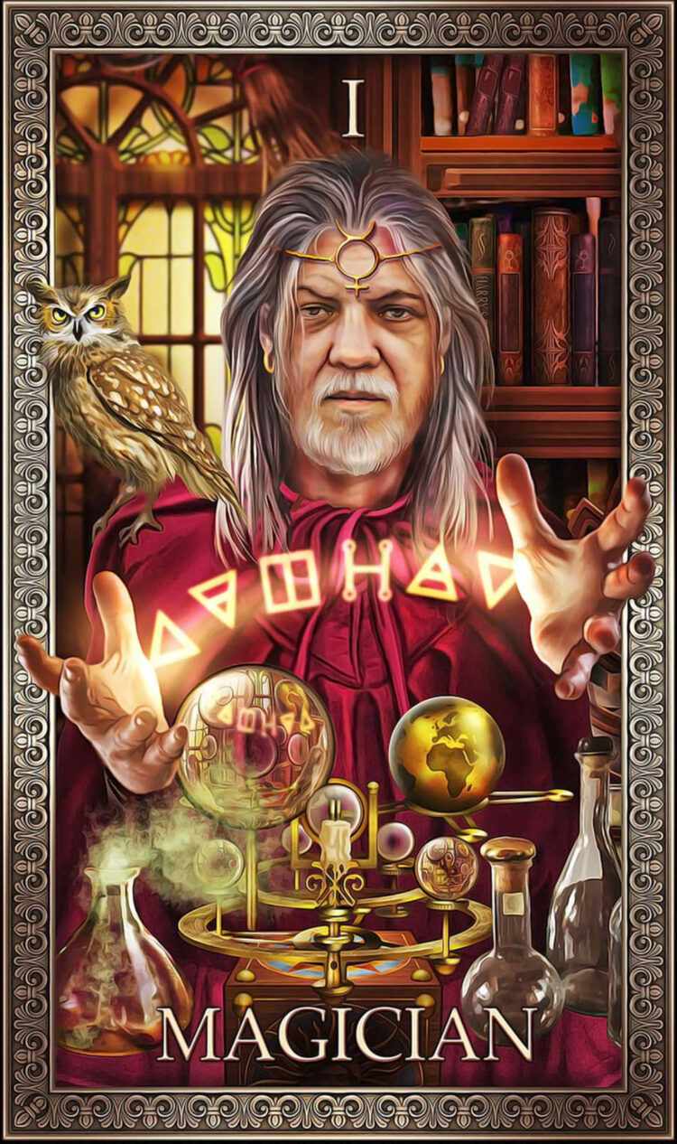 “Today’s a great day to stay focused on the task at hand.” Magician – Tarot Grand Luxe D
