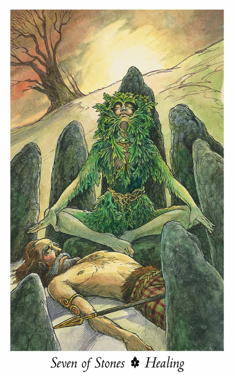 “Today’s a great day to rest & allow yourself to heal.” Seven Of Stones – Wild Wood