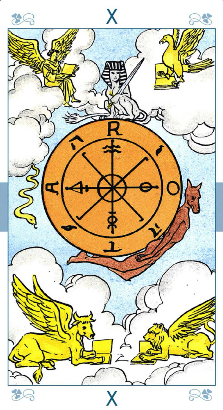 “Today’s a great day to focus on your wholeness.” The Wheel – Universal Tarot Deck &