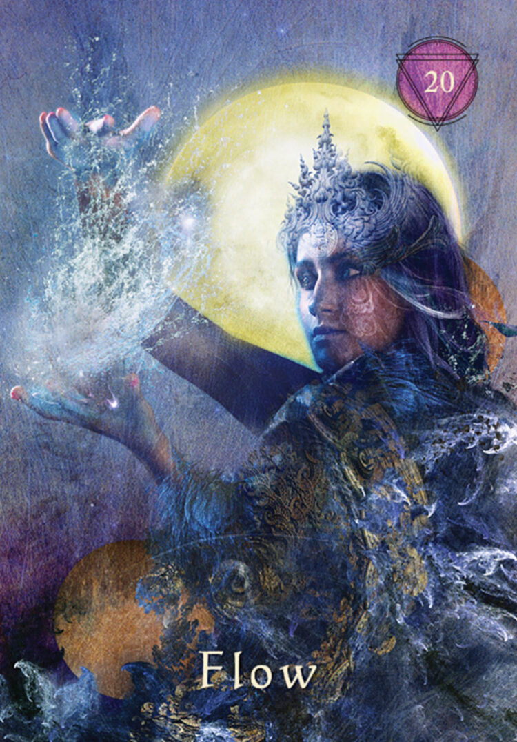 “Today’s a great day to follow the effortless path.” Flow – Mystical Shaman Oracle Deck 