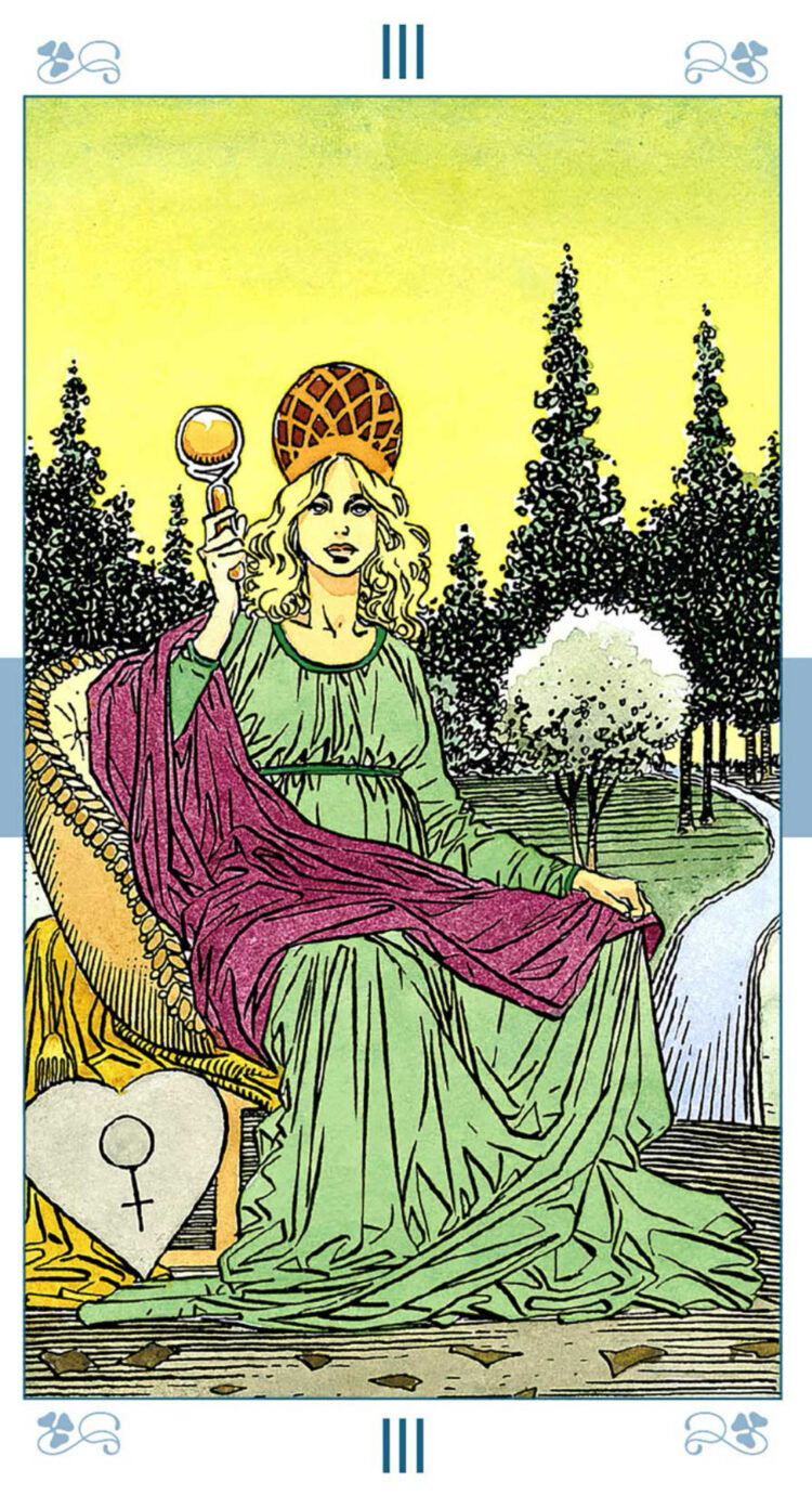 “Today’s a great day to take the lead.” The Empress – Universal Tarot Deck & App Joi