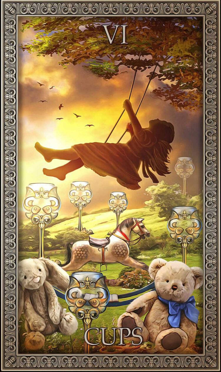 “Today’s a great day to accept that invitation to reconnect.” Six Of Cups – Tarot Grand