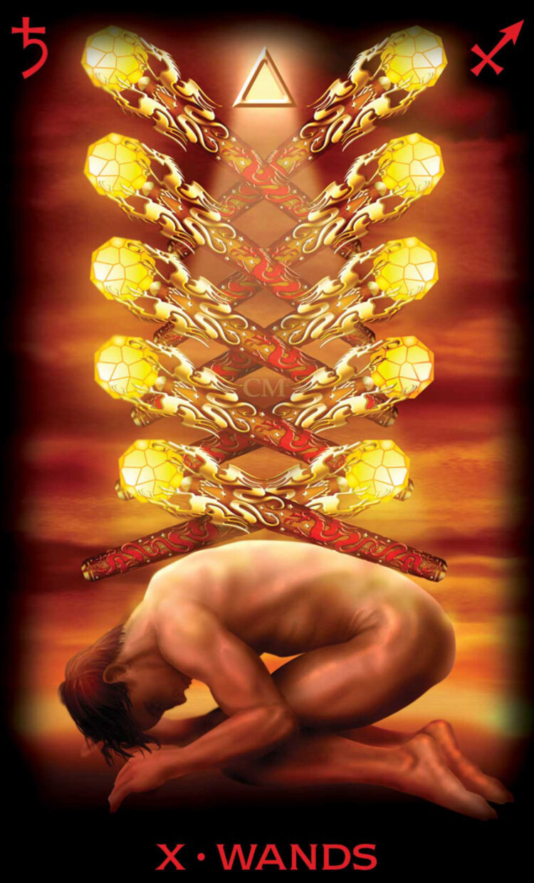 “Today’s a great day to walk away, even if it appears incomplete.” Ten Of Wands – Tarot