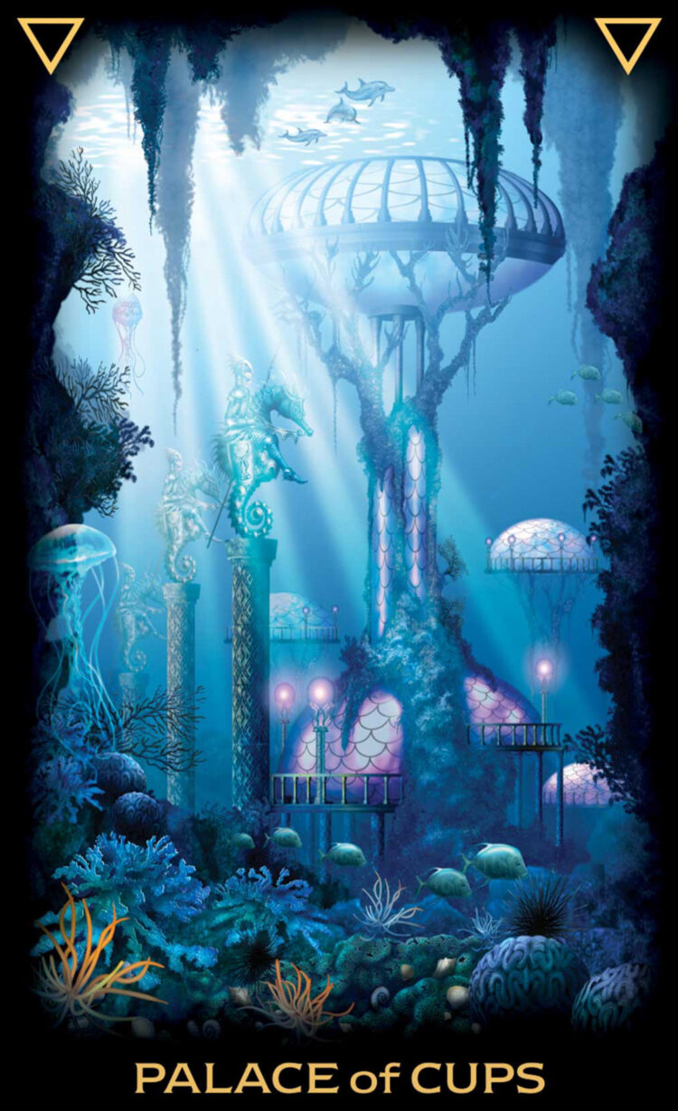 “Today’s a great day to find a quiet place to heal.” Palace Of Cups – Tarot Of Dreams De