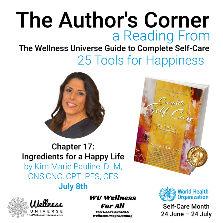 LIVE IN 2 DAYS! The Author’s Corner with Kim Marie Pauline: Chapter 17 from 25 Tools for Happi