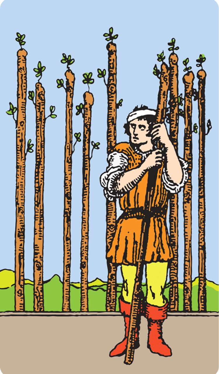 “Today’s a great day to rely on your inner transformational strength.” Nine Of Wands Join my P